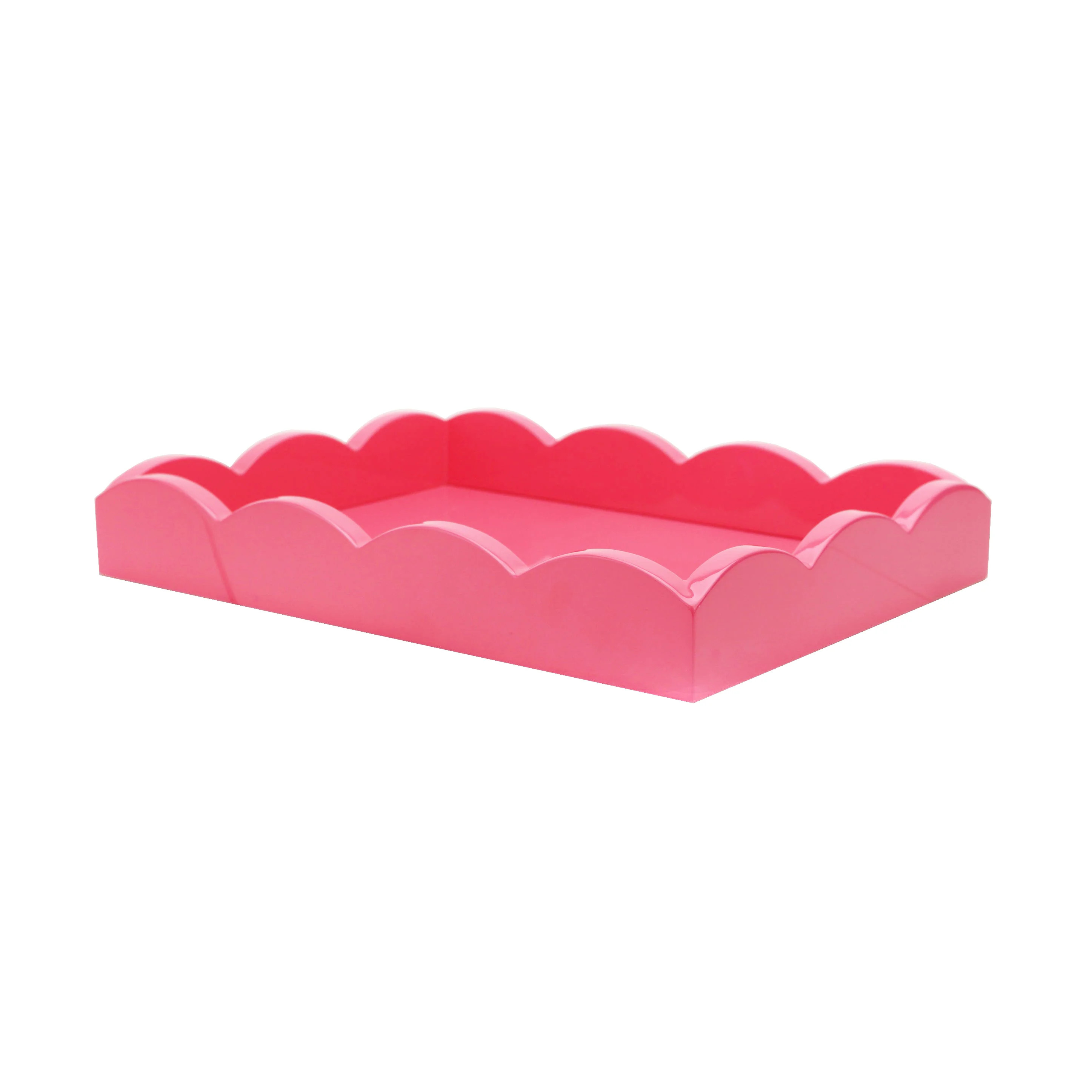 Small Scalloped Edge Tray - Eau De Nil Lacquer Tray | Addison Ross | Addison Ross US