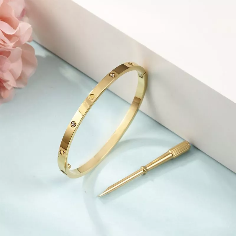 Car tier Designer Love Bangle Gold curated on LTK