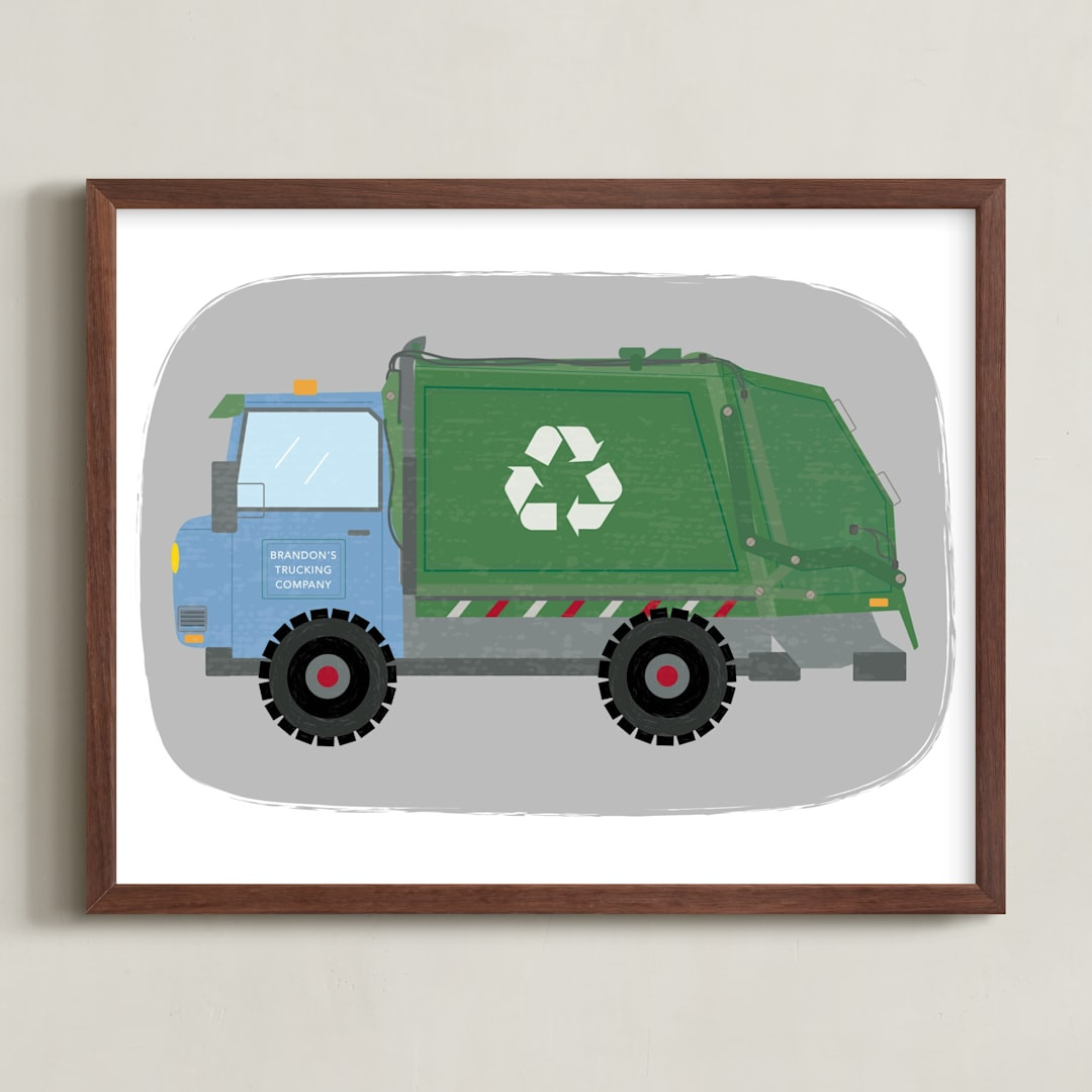 The Garbage Recycle Truck | Minted