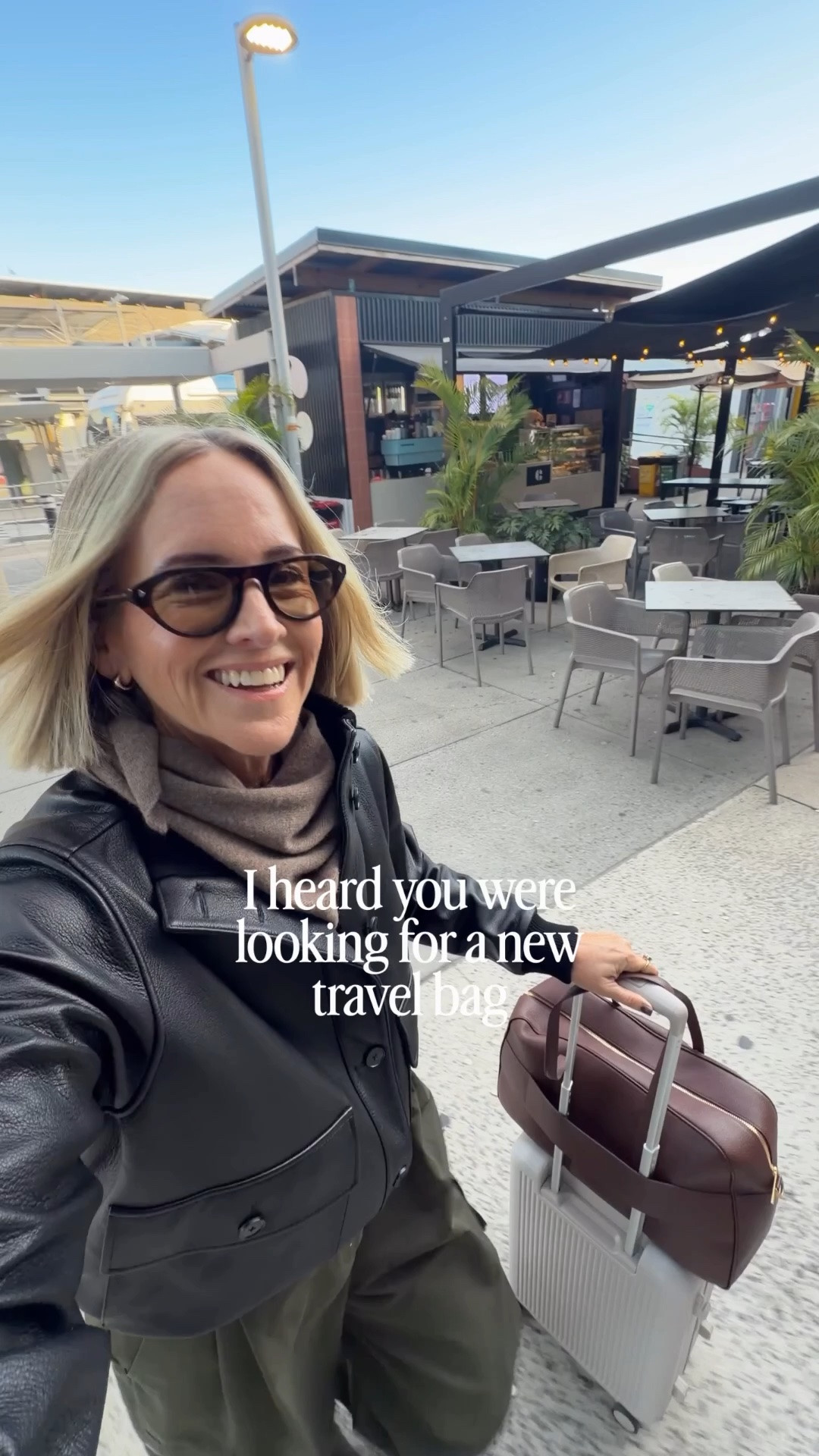 If you love to travel with a carry-on wheelie this is the stylish new personal bag I recommend. This is the large in mahogany but also available in medium.

#LTKaustralia #LTKover50style #LTKtravel