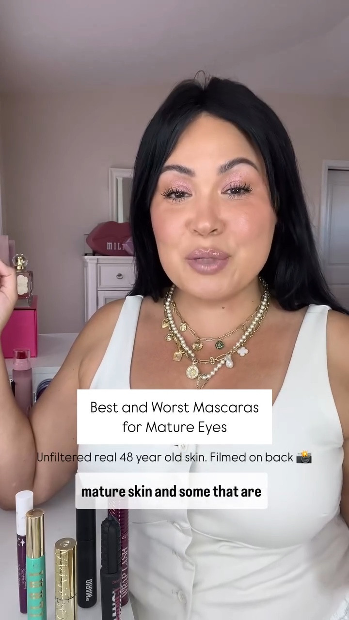 The best and worst mascaras for mature eyes. 

#matureskinmakeup #mascarareview #nofiltermakeup #honestreview #affordablemakep @milanicosmetics @benefitcosmetics @halfmagicbeauty @lorealparis

#LTKBeauty #LTKFindsUnder50 #LTKOver40