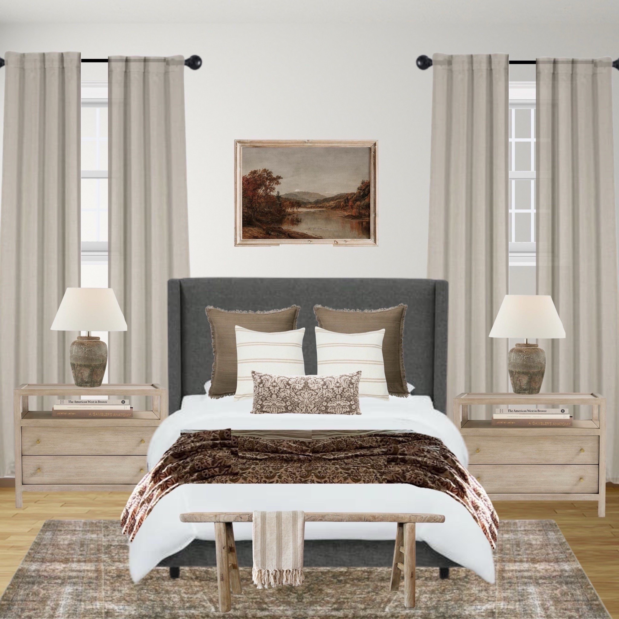 Bedroom decor, primary bedroom, vintage modern bedroom decor ideas, home decor, nightstands, bedroom mood board, dresser #bedroom #homedecor 

#LTKHome #LTKSaleAlert #LTKSeasonal