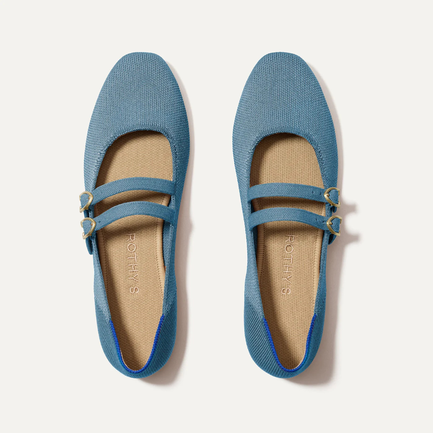 The Double Buckle Mary Jane in Sky | Rothy's | Rothy's