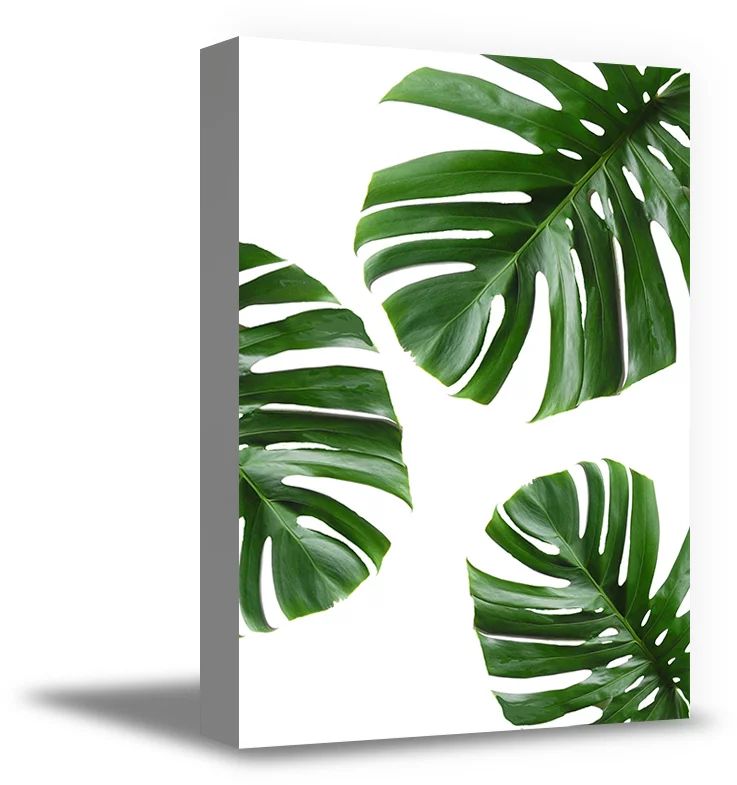 Awkward Styles Palm Leaves Canvas Art Green Plants Canvas Wall Decor Inspirational Canvas Prints ... | Walmart (US)