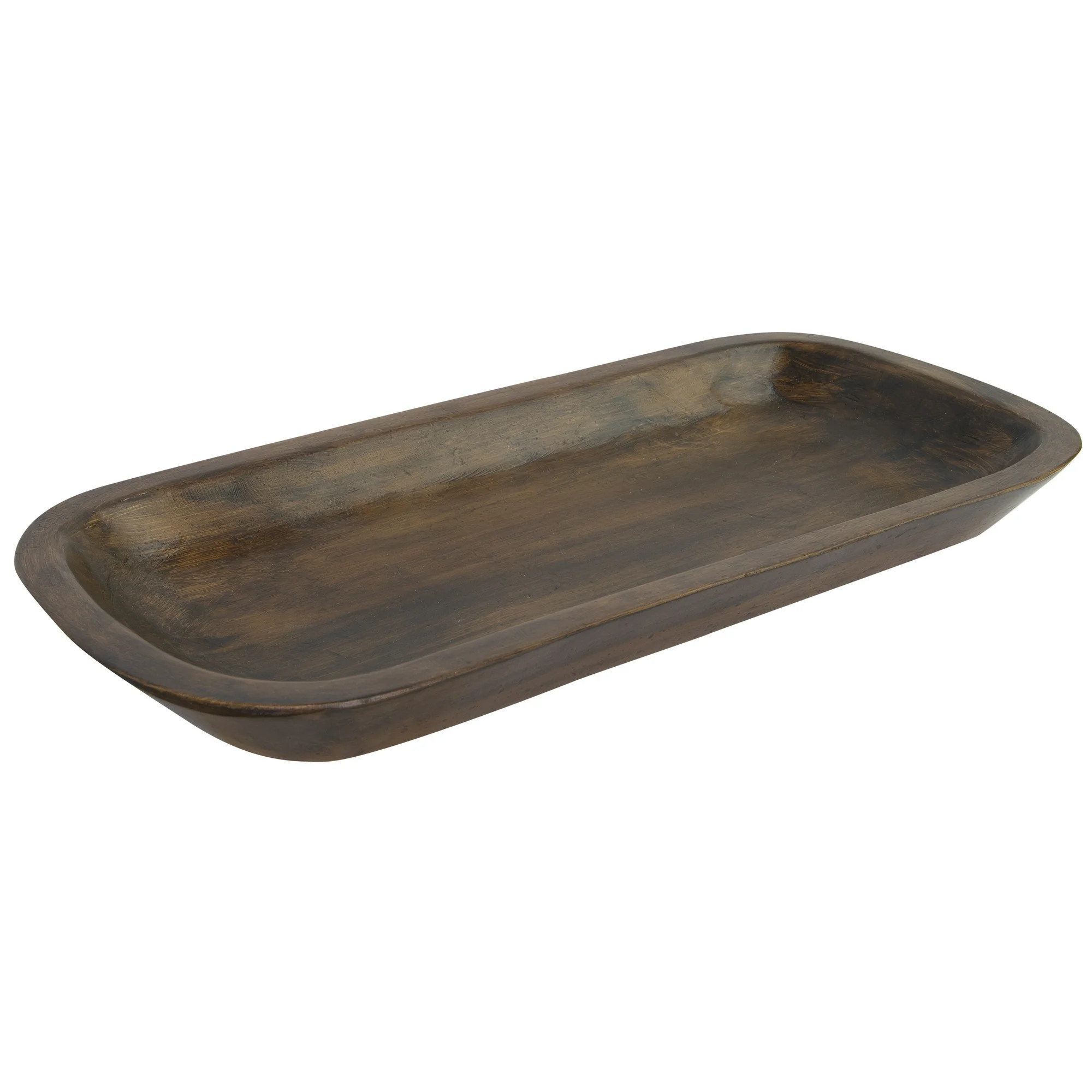 Better Homes & Gardens Decorative Wooden Finish Dough Bowl | Walmart (US)