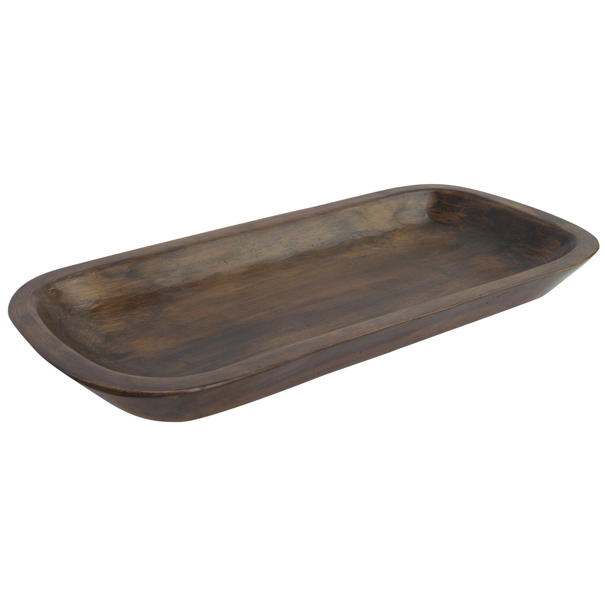 Better Homes & Gardens Decorative Wooden Finish Dough Bowl | Walmart (US)