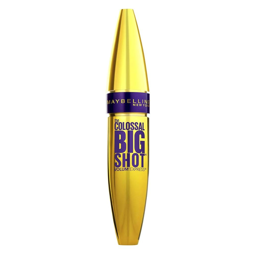Maybelline New York Volum' Express The Colossal Big Shot Washable Mascara, Blackest Black, 0.33 f... | Amazon (US)