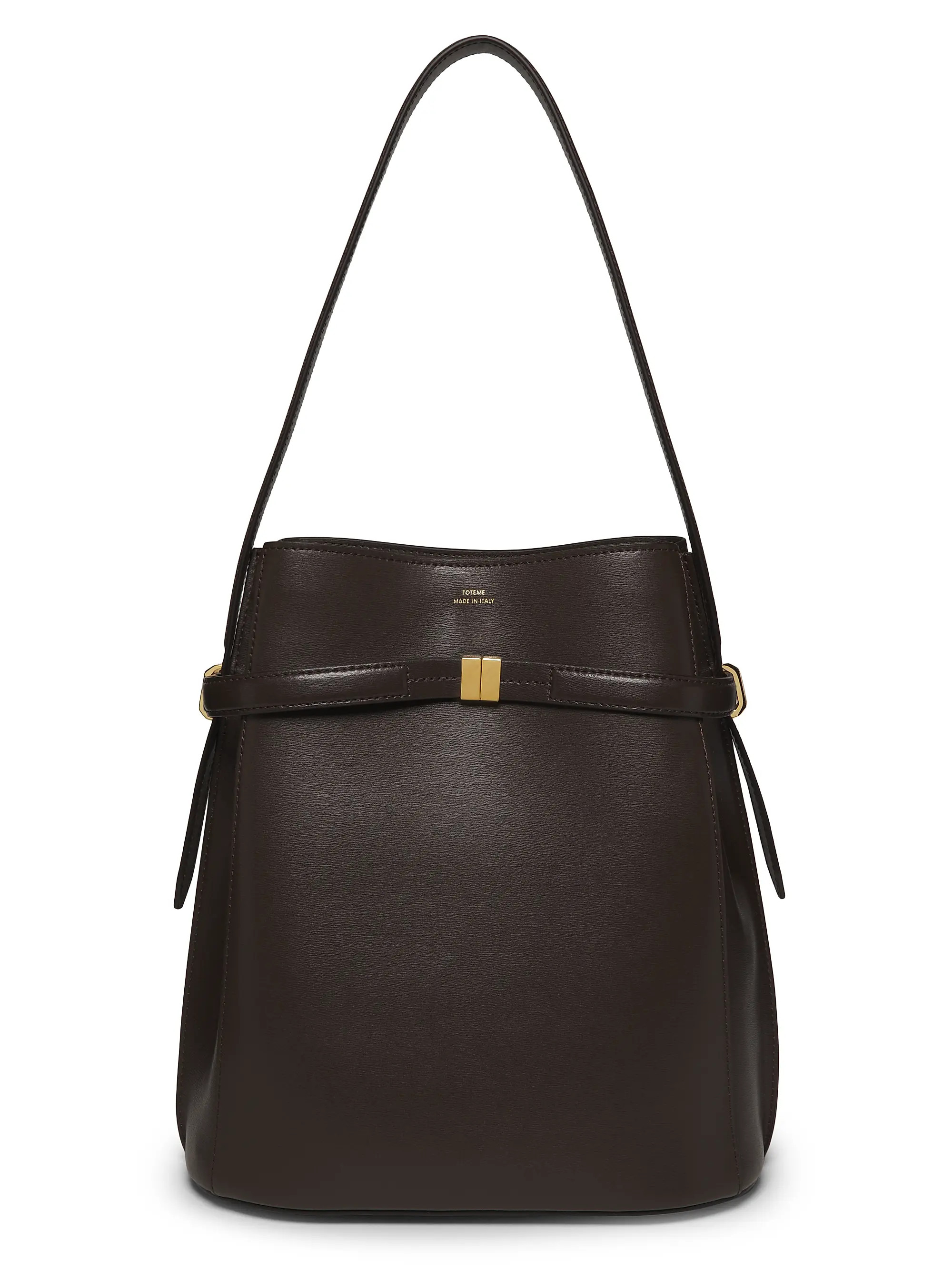 Belted Leather Bucket Bag | Saks Fifth Avenue
