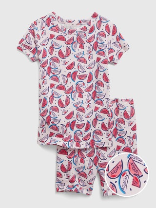 babyGap 100% Organic Cotton PJ Shorts Set | Gap (US)