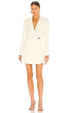 WeWoreWhat Blazer Tennis Dress in Ivory from Revolve.com | Revolve Clothing (Global)