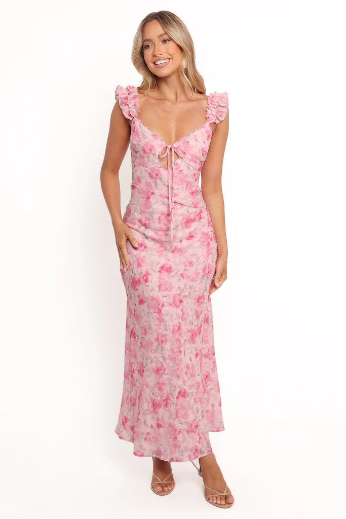 Jean Maxi Dress - Pink Floral | Petal & Pup (US)
