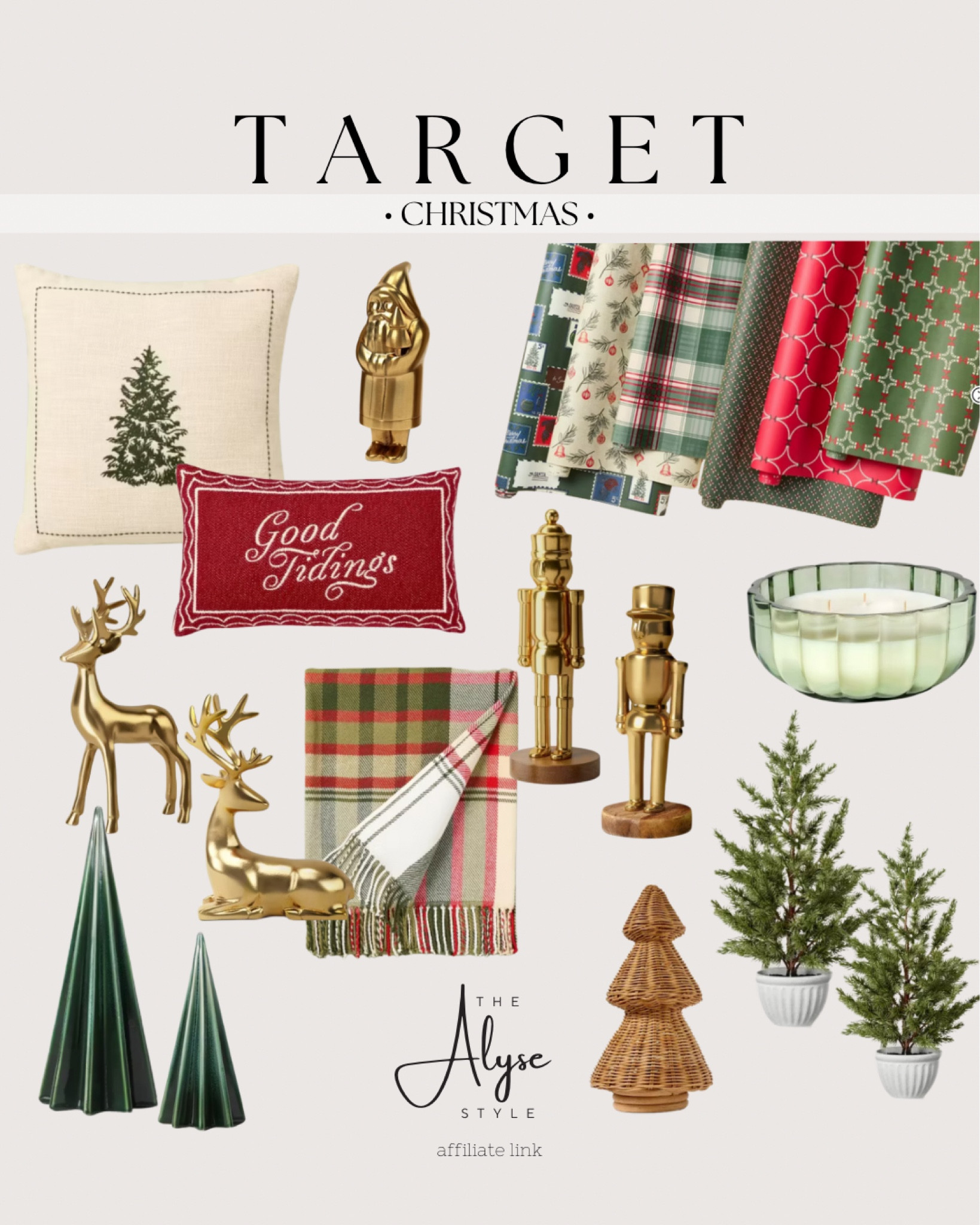 Target Christmas finds

Seasonal decor, Christmas decor, holiday finds, gold Christmas decor, holiday throw pillows.

#LTKHoliday #LTKHome #LTKSeasonal