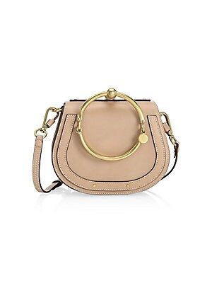 Chloé Women's Small Nile Leather & Suede Bracelet Bag - Biscotti Beige | Saks Fifth Avenue