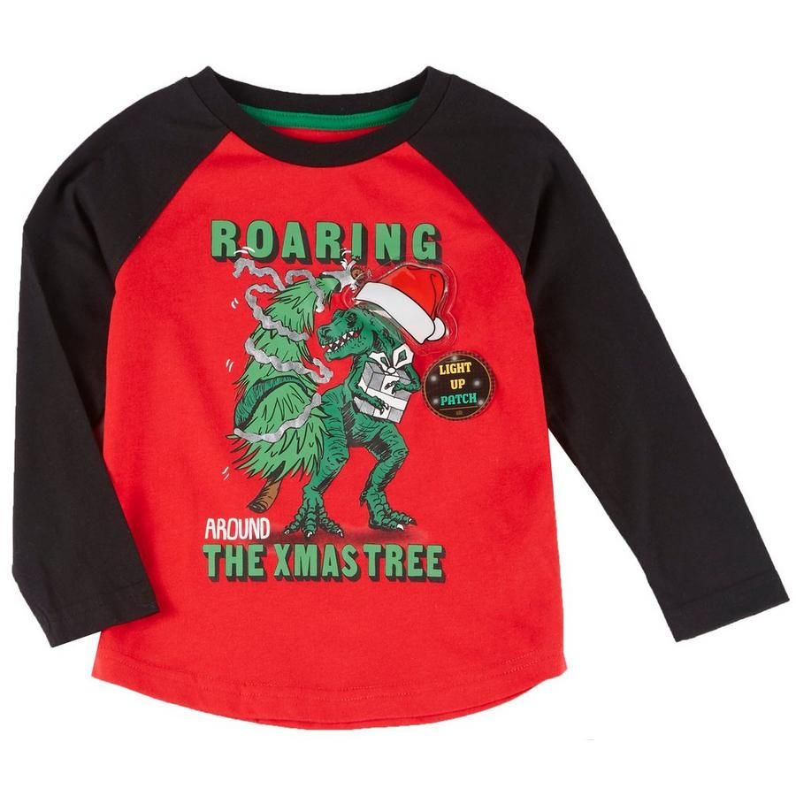 Little Boys Dinosaur Light-Up Graphic T-Shirt | Bealls
