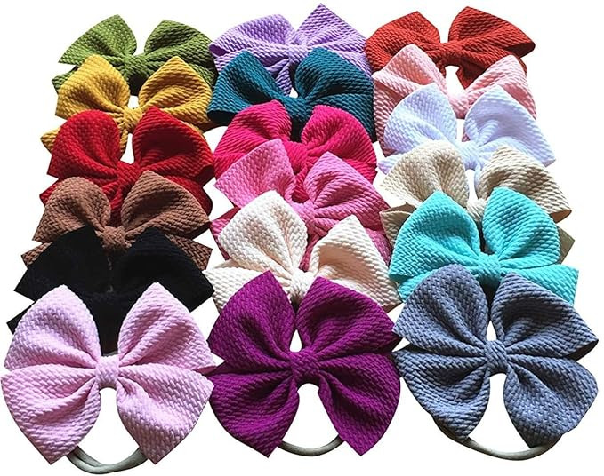 Toptim Baby Girl's Headbands and Bows for Newborn Infant Toddler Photographic Accessories (18 Pac... | Amazon (US)
