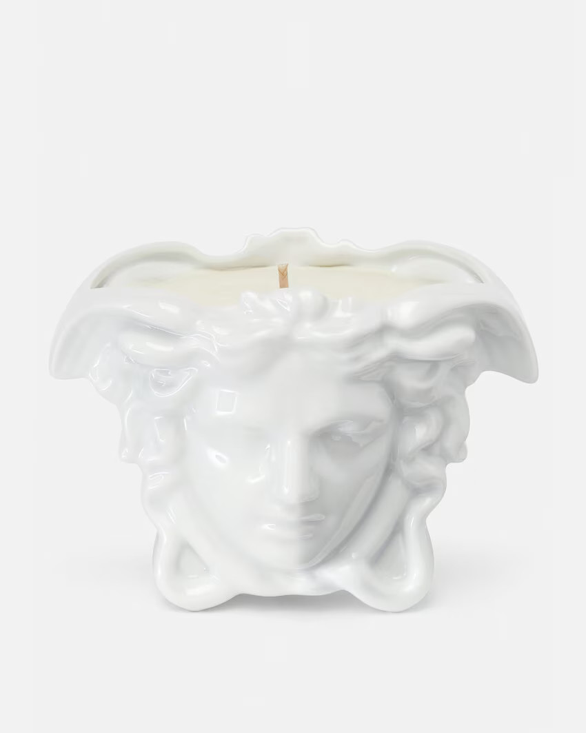 Medusa Grande White Scented Candle | Versace (US)
