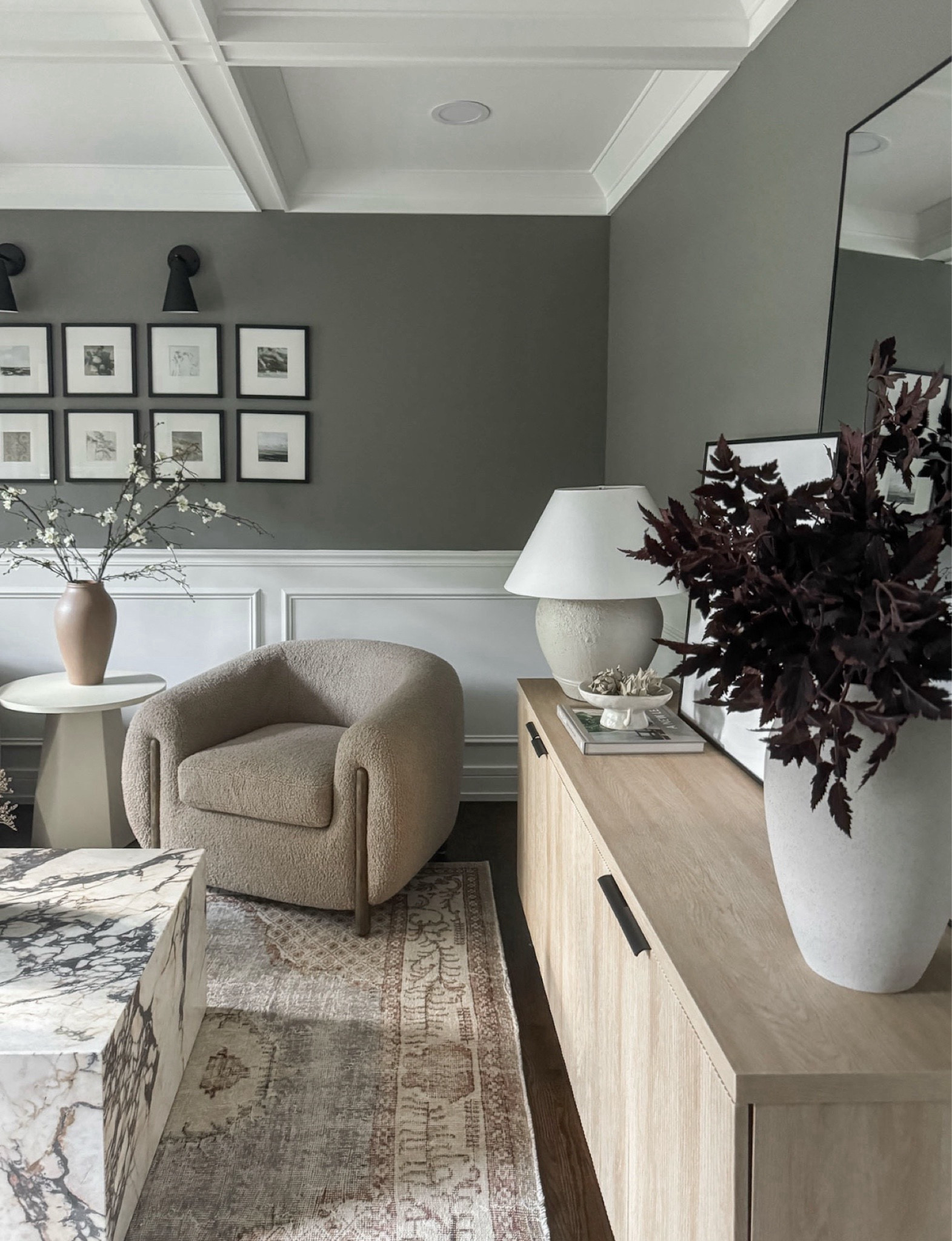 This stunning teddy chairs were a top favorite last week! So soft and cozy, and have a beautiful modern style. I love the mix of Sherpa and wood! 

#LTKStyleTip #LTKSaleAlert #LTKHome