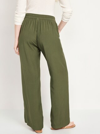 High-Waisted Playa Wide-Leg Pants | Old Navy (US)