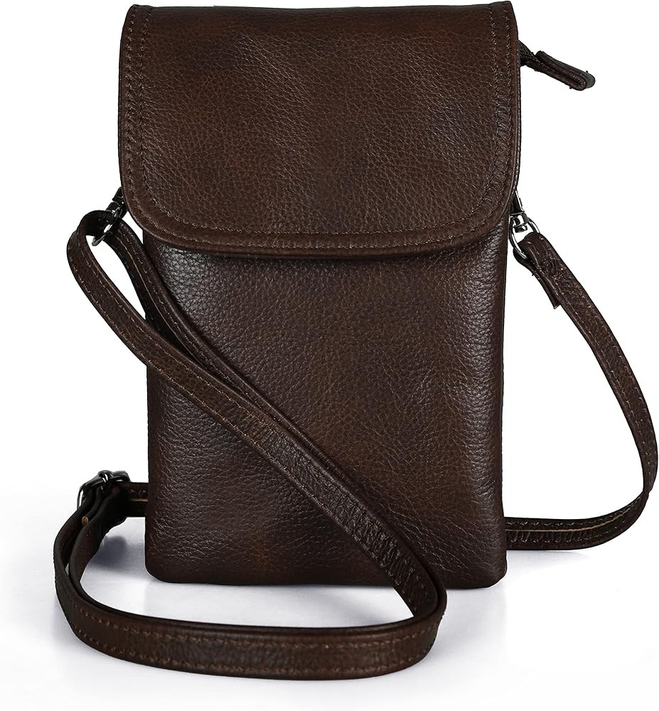 Belfen Crossbody Bags for Women, Small Leather Cross body Cell Phone Wallet Purse with Adjustable... | Amazon (US)