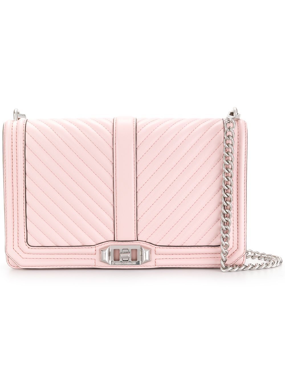 Rebecca Minkoff quilted crossbody bag - Pink & Purple | FarFetch US