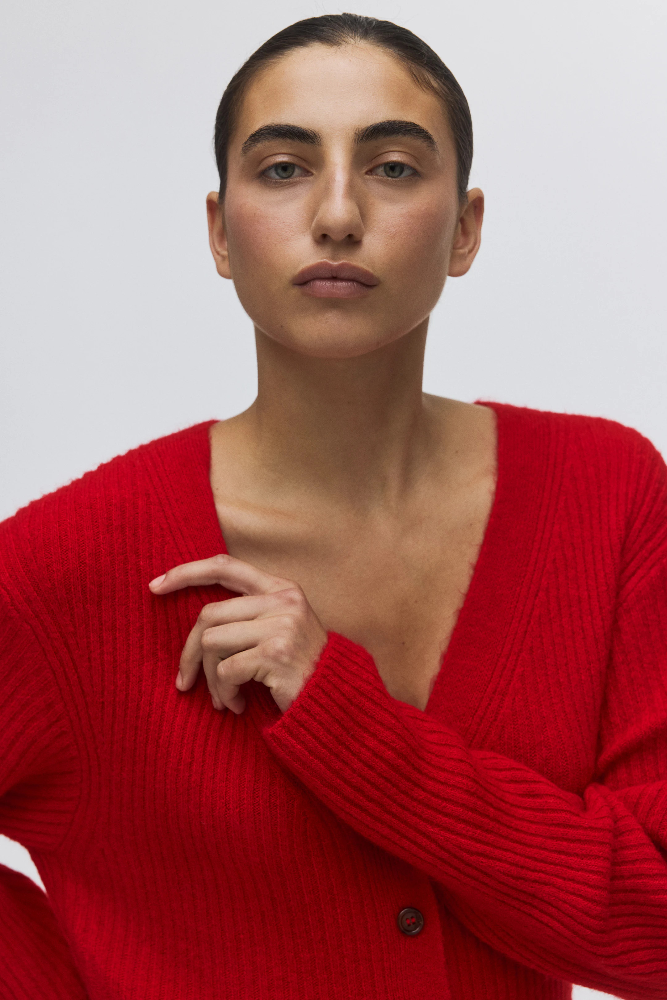 Rib-Knit Dress - Red - Ladies | H&M US | H&M (US + CA)