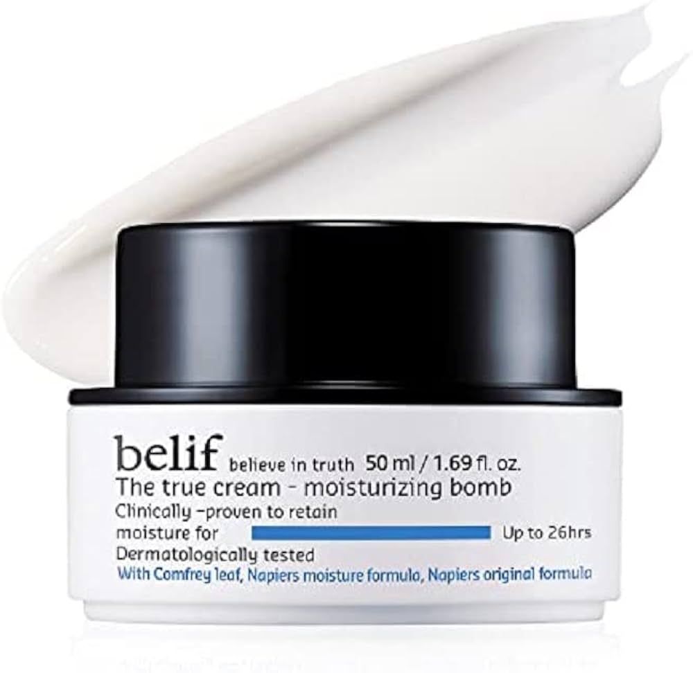 belif The True Cream Moisturizing Bomb | Intensive Face Moisturizer for 26 Hour Hydration | Sooth... | Amazon (US)