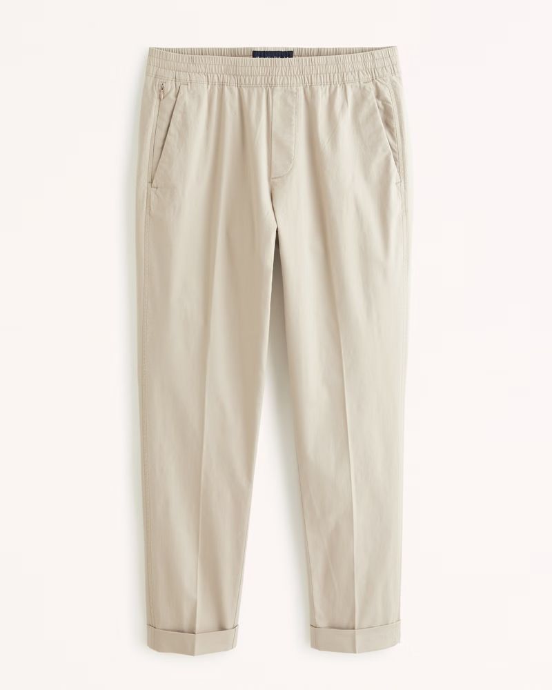Cotton-Blend Pull-On Pant | Abercrombie & Fitch (US)