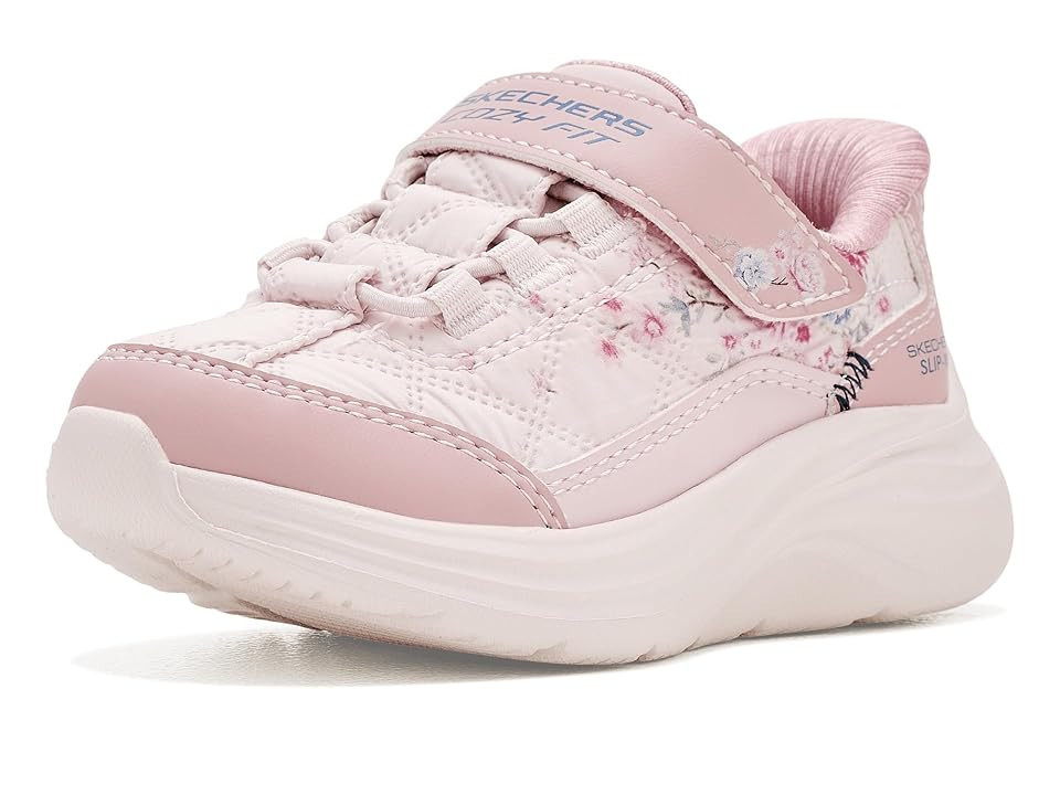 SKECHERS KIDS Hands Free Slip-Ins-Comfy Sprints - Lil Flower 304105N (Toddler) Girls Shoes Rose: 10 Toddler M | Zappos.com