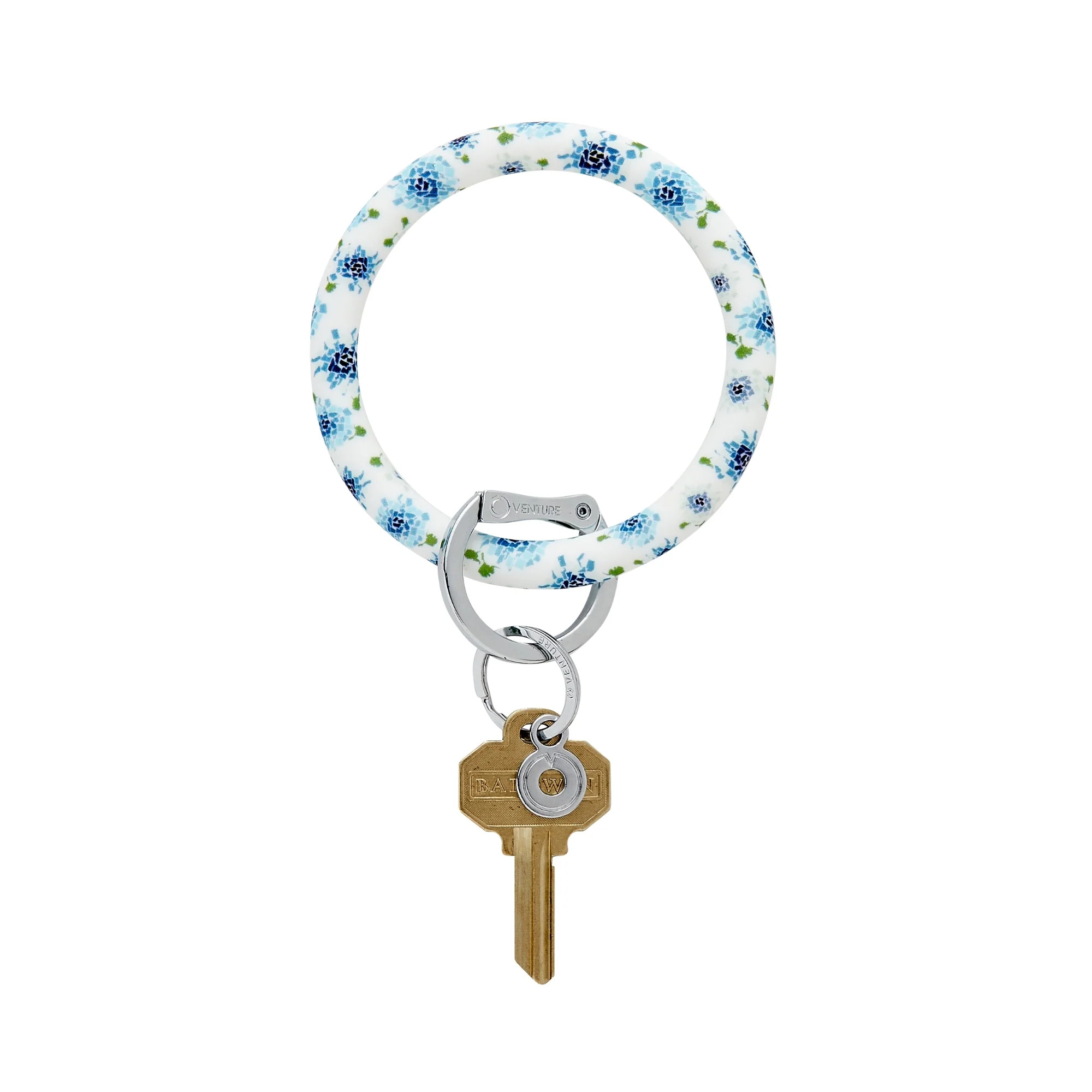 Silicone Big O® Key Ring - Fifty States Blue | Oventure