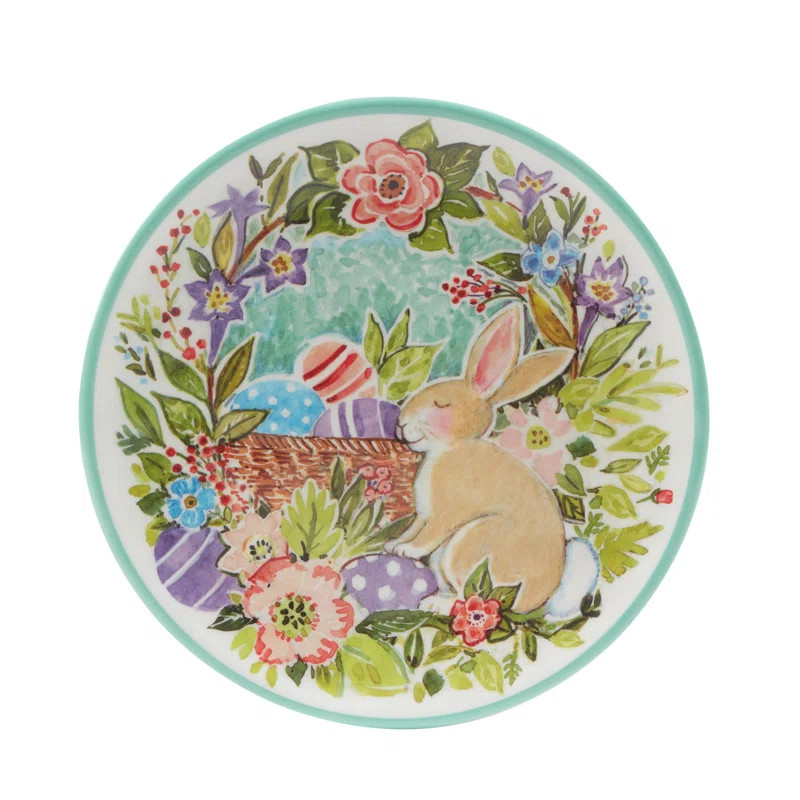Joy Of Easter  Set/6 Salad Plate 9" (Set of 6) | Wayfair North America