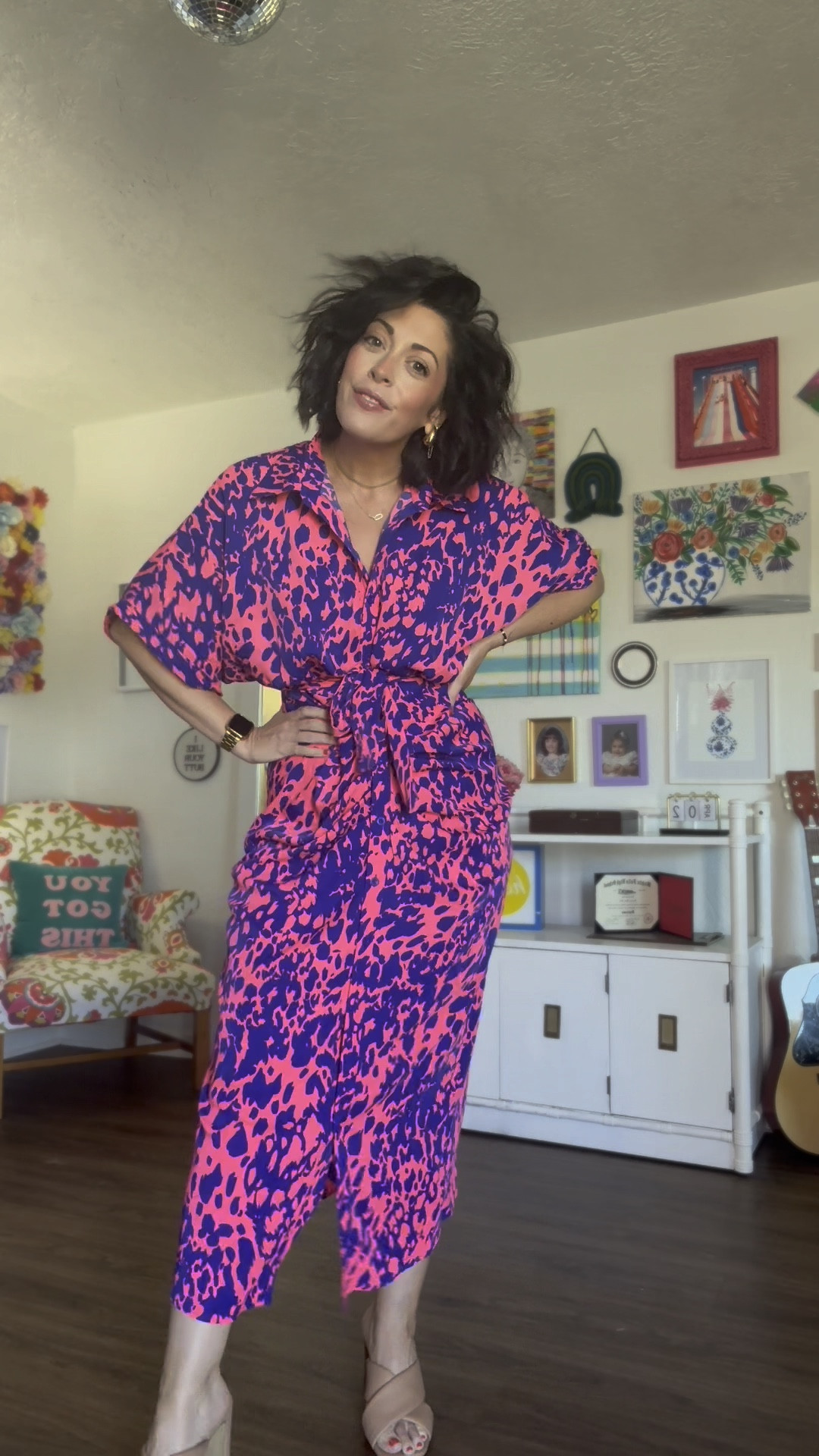 Shein hit it out of the park with this one! 💙🩷 Perfect style for so many body shapes! 

#LTKfindsunder100 #LTKmidsize #LTKfindsunder50