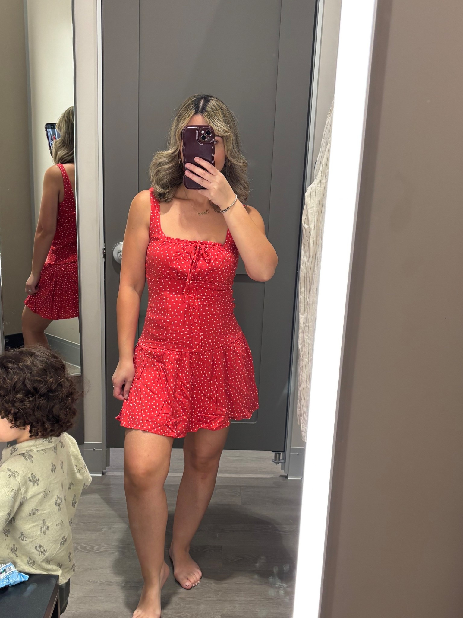 Wearing XS❤️ 

#targetstyle #targettryon #targetfinds #fourthofjuly #4thofjuly #dress #summerdress #reddress 

#LTKStyleTip #LTKU #LTKFindsUnder50