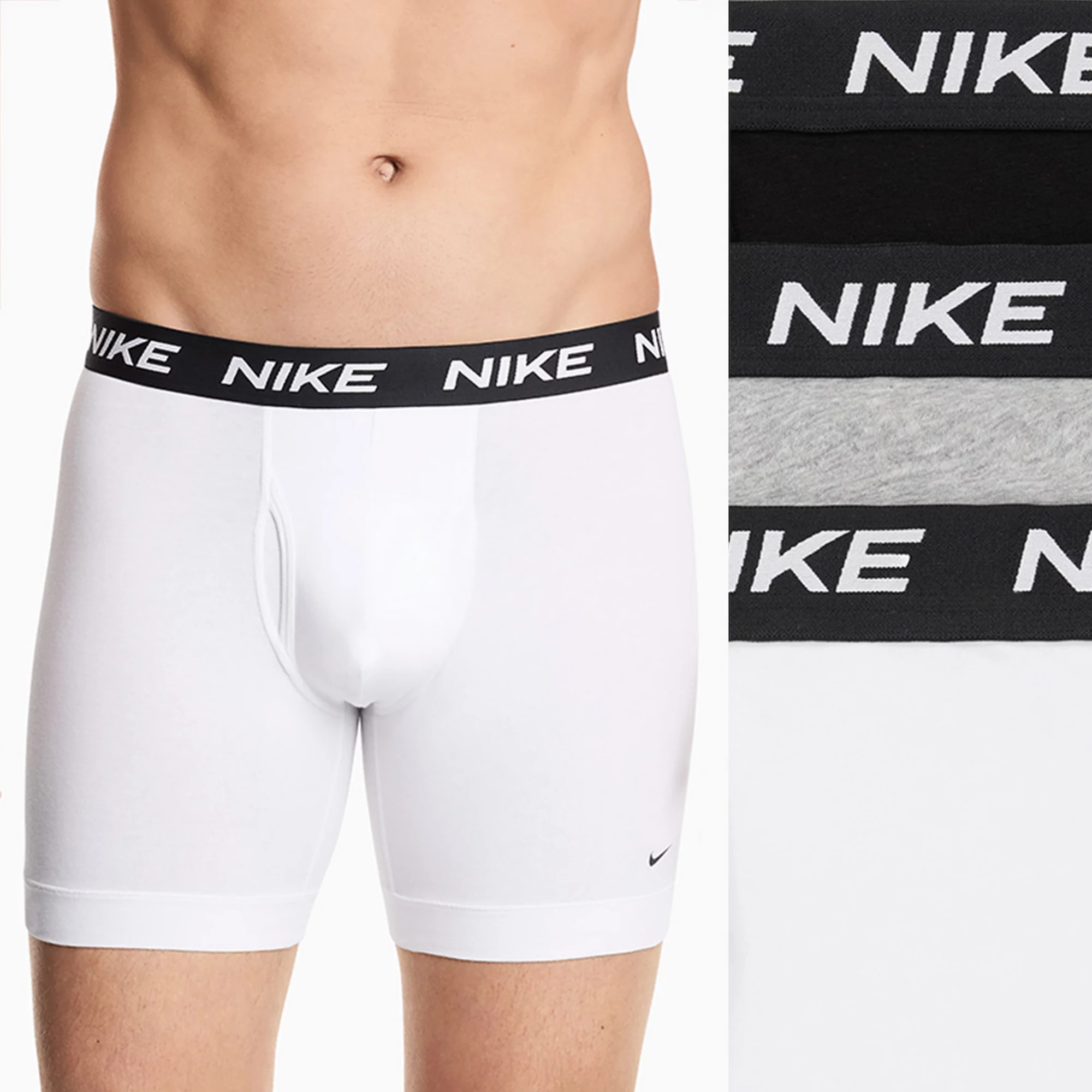 Men's Nike All Day 3-Pack Cotton Stretch Boxer Briefs | Kohl's