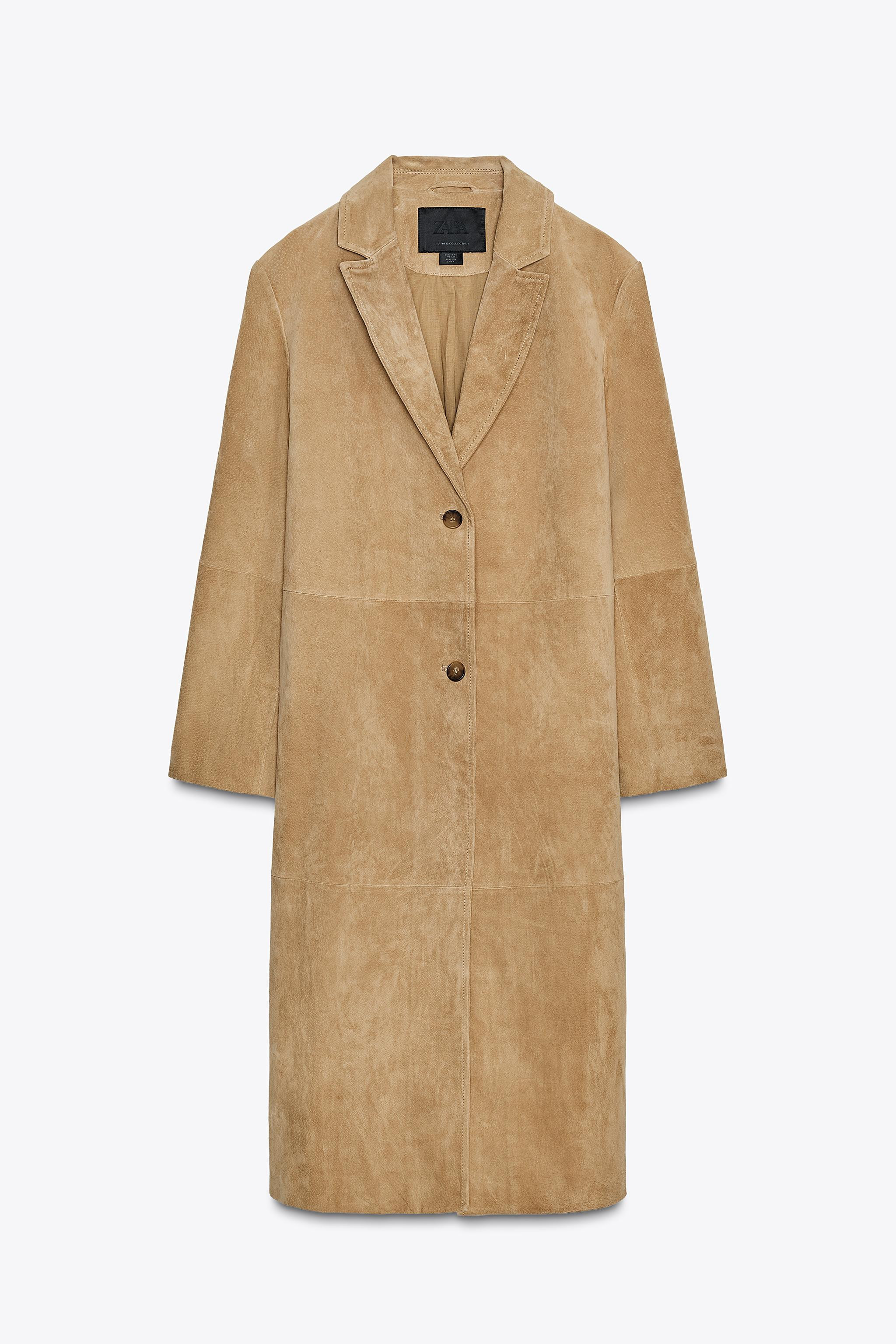 ZW COLLECTION LIMITED EDITION SUEDE COAT | Zara US