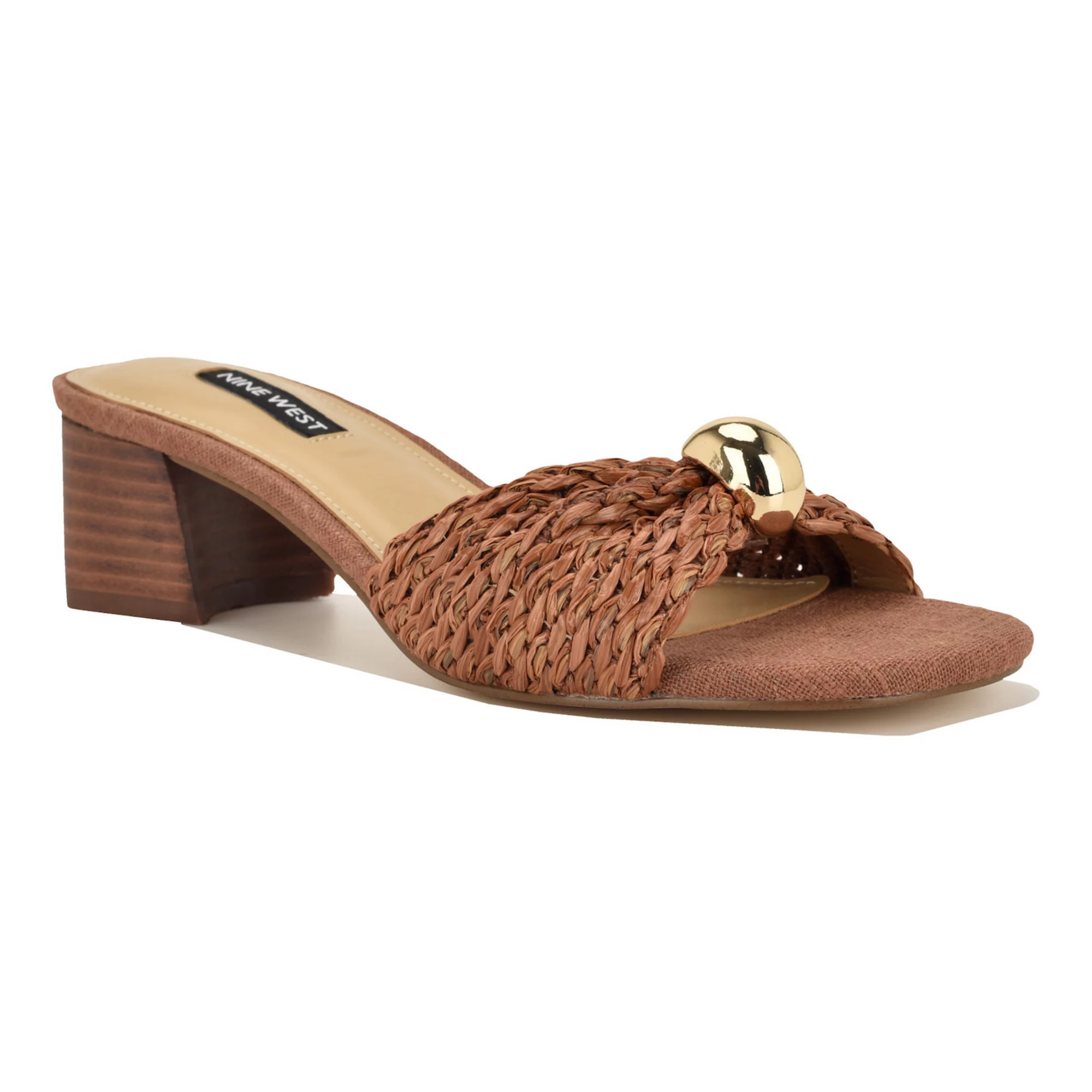 Nine West Gerry Women's Block Heel Slip-On Dress Sandals | Kohl's