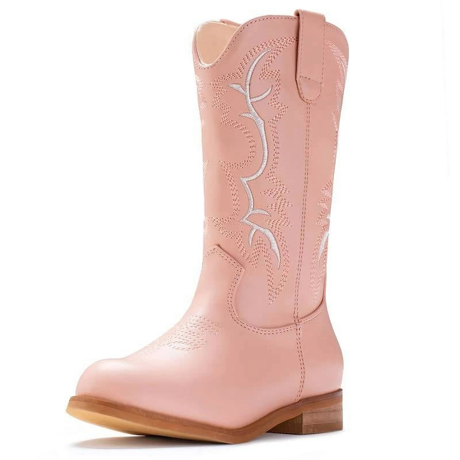 IUV Cowgirl Boots Cowboy Boots For Girls Kids Toddler Fashion Western Boots Mid Calf Riding Shoes... | Walmart (US)