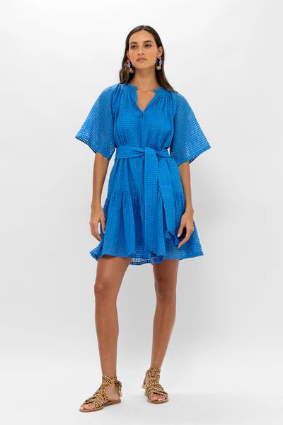 Raglan Belted Mini- Delray Blue | Oliphant Design