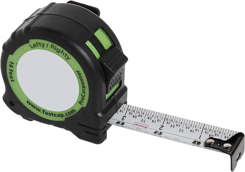 FastCap PSSR-16 16 Foot Pro Carpenter Standard Reverse Measuring Tape | Amazon (US)