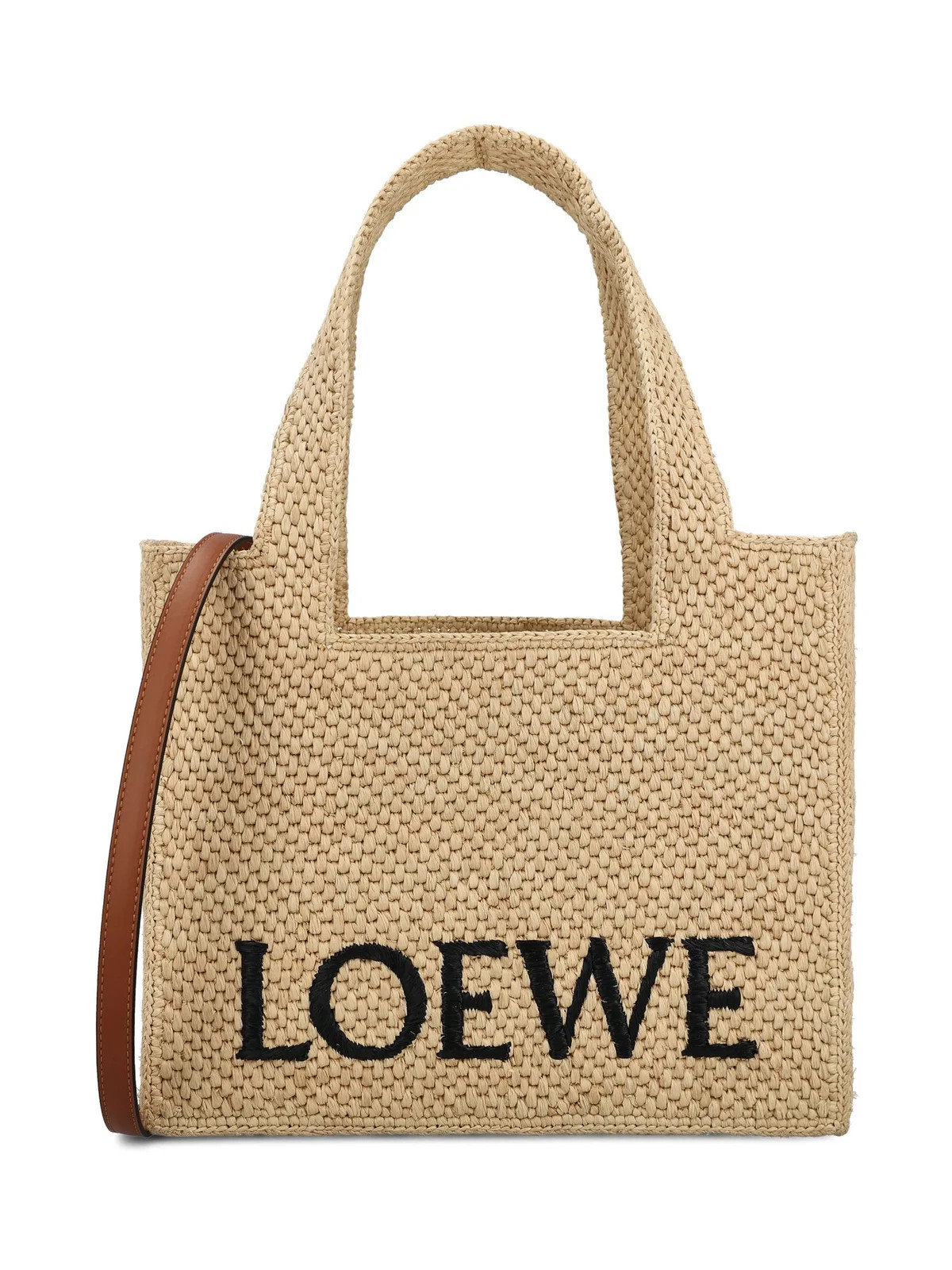 Loewe Logo Embroidered Medium Tote Bag | Cettire Global