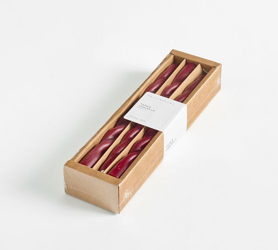 Spiral Taper Candles - Set of 6 | Pottery Barn (US)
