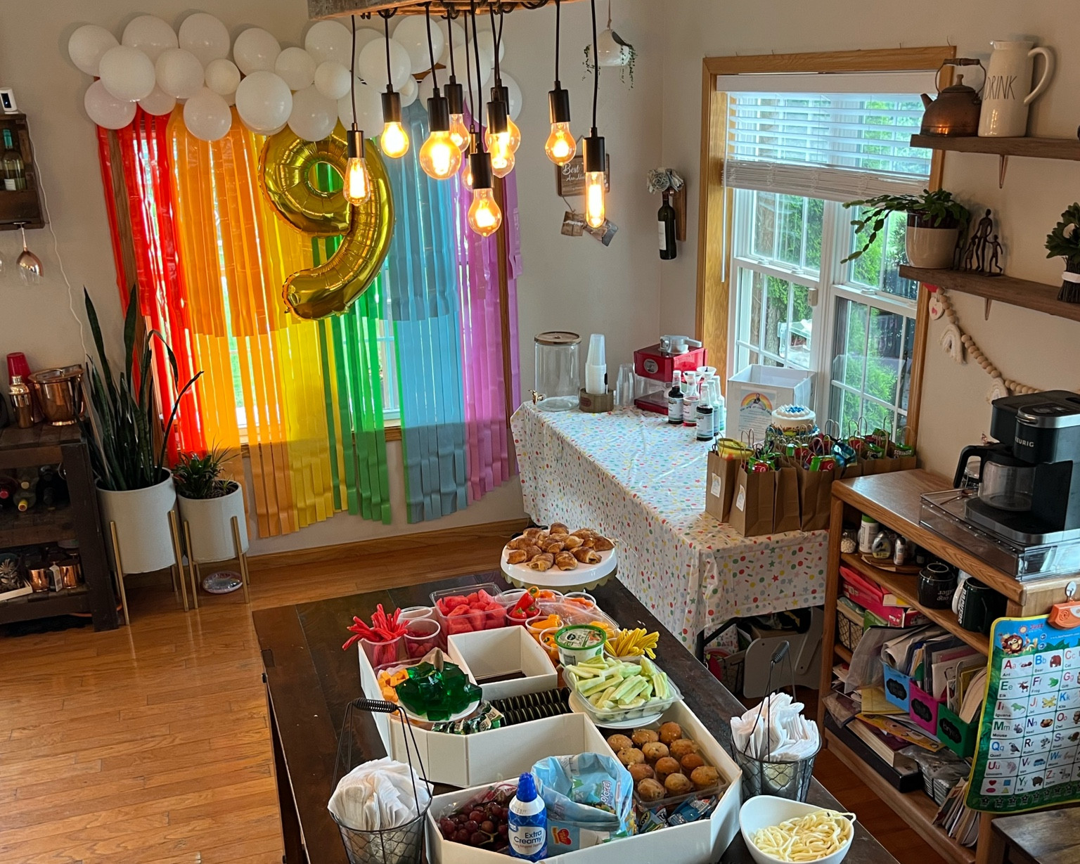 Rainbow cloud 9 party