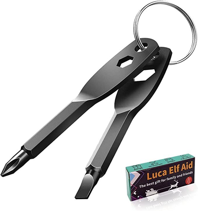 Portable Keychain Screwdriver Mens Stocking Stuffers Adult Christmas Gifts,Multi Screwdriver Keyc... | Amazon (US)