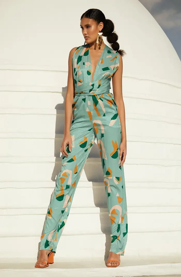 Umy Saly Print Convertible Jumpsuit | Nordstrom