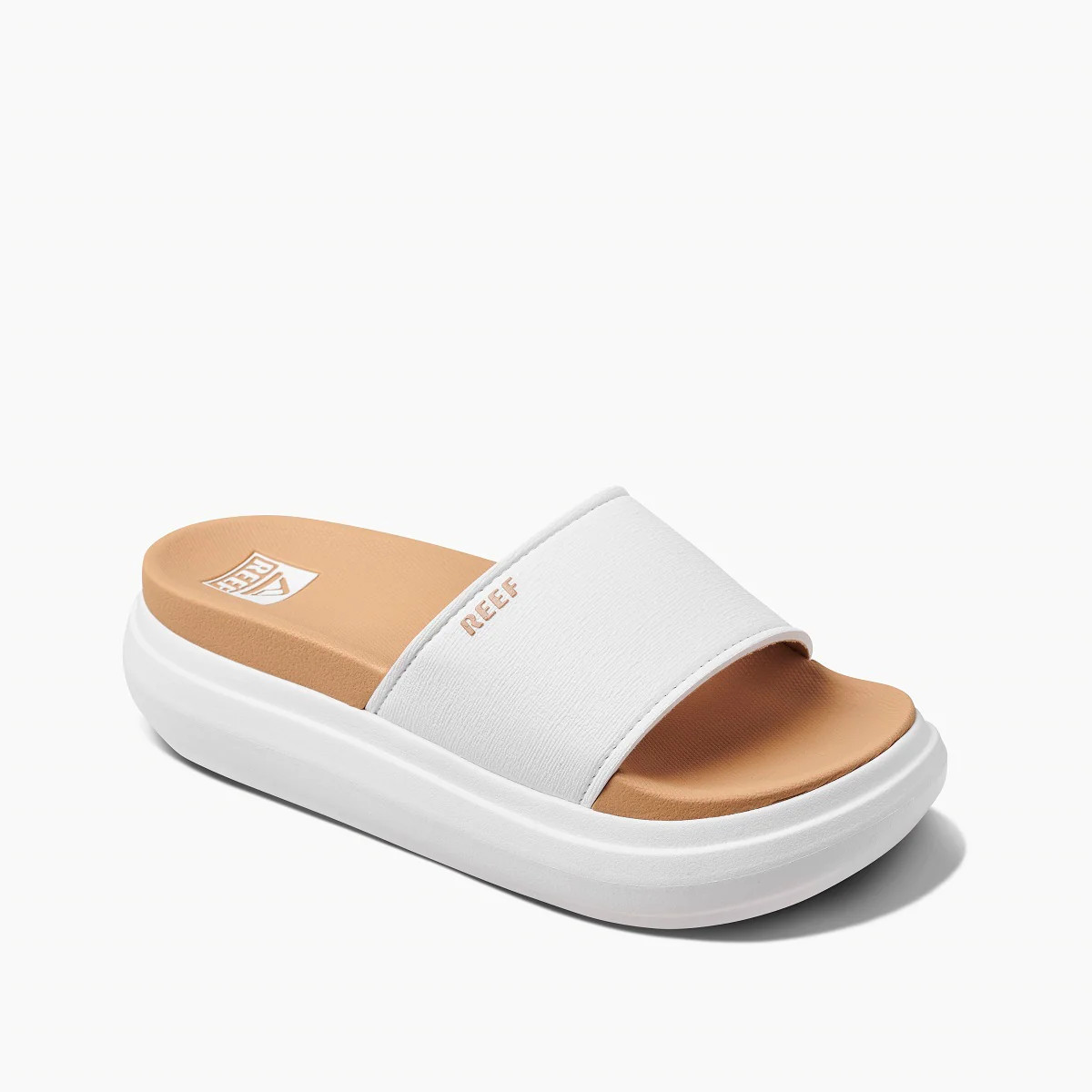 Women's Cushion Bondi Platform Slide in Cloud | REEF® | Reef