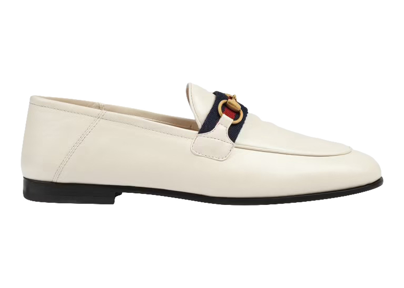 Women's Gucci Slip On Loafer with Web Leather Sneakers in White/Blue/Red | StockX