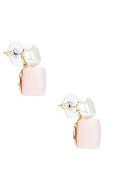 Lele Sadoughi Pebble Stud Earring in Rose from Revolve.com | Revolve Clothing (Global)
