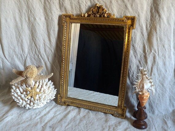 Vintage French Louis XVI Style Gilded Frame Mirror. French | Etsy | Etsy (US)