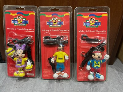 Mickey & Friends Digital Stopwatch 3 Different Mickey Minnie & Goofy MIP | eBay US