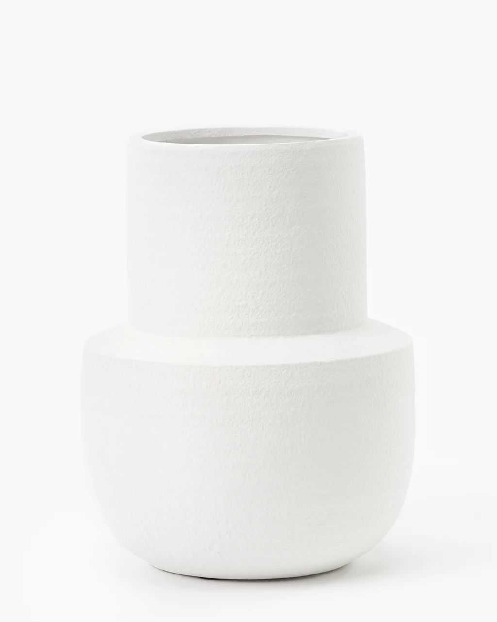 Smooth Matte White Glaze Vase | McGee & Co.