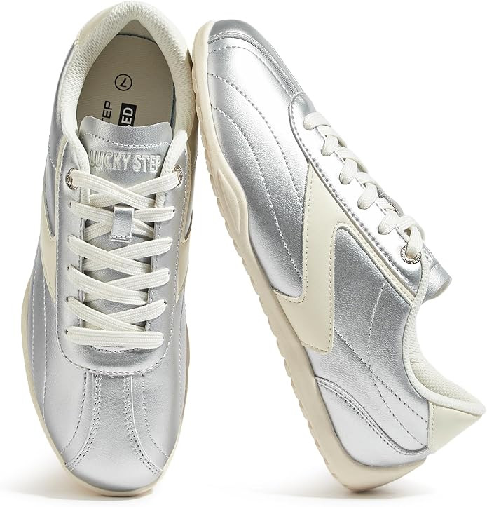 LUCKY STEP Women's Classic Retro Fashion Sneakers | Amazon (US)